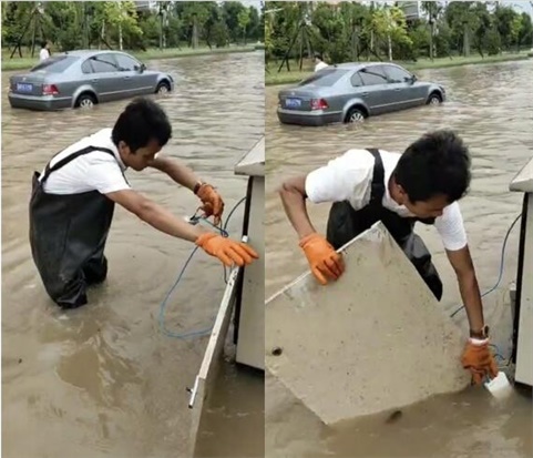 風(fēng)雨中的堅(jiān)守，只為道路暢通—湘江智慧暴雨中奮力搶修